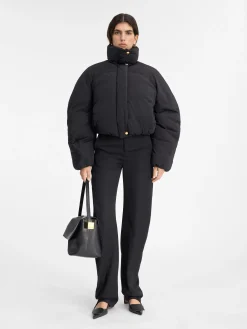 The Caraco cropped puffer jacket