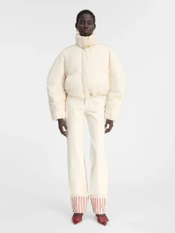 The Caraco cropped puffer jacket