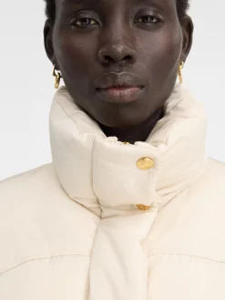 The Caraco cropped puffer jacket