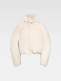 The Caraco cropped puffer jacket