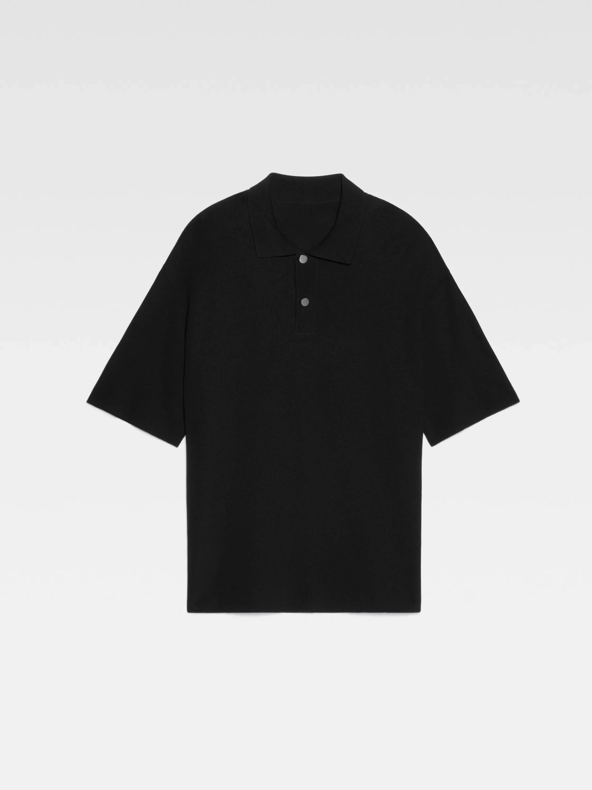 The knit polo shirt