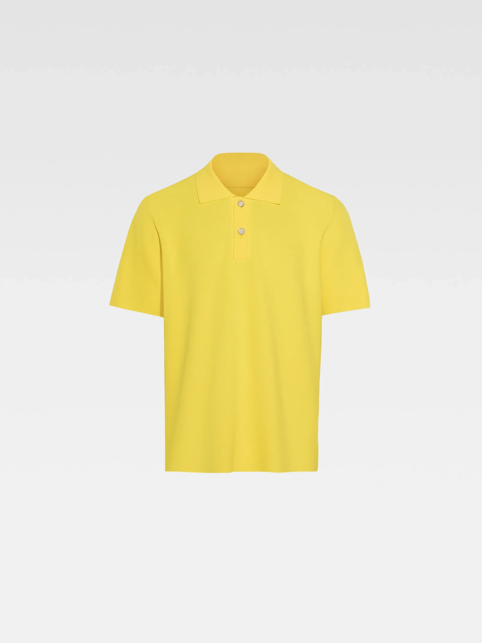 The knit polo shirt