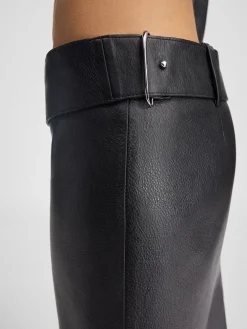 The Obra leather skirt