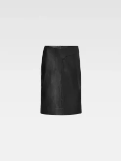 The Obra leather skirt