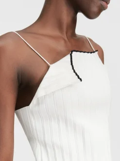 The pleated knit top