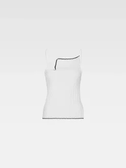 The pleated knit top