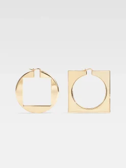 The Rond Carré hoops earrings