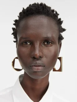 The Rond Carré hoops earrings