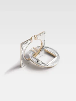 The Rond Carré hoops earrings