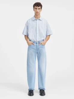 The straight de-Nîmes denim pants