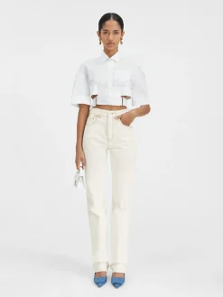 The straight de-Nîmes denim pants