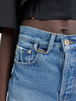 The straight de-Nîmes denim pants