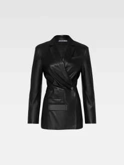 The Tibau leather jacket