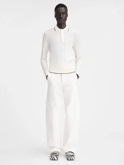 The Tricot long-sleeve polo shirt