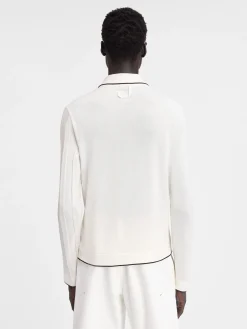 The Tricot long-sleeve polo shirt