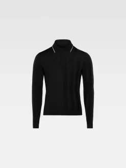 The Tricot long-sleeve polo shirt