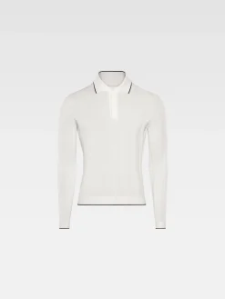 The Tricot long-sleeve polo shirt