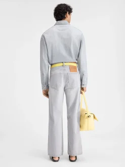 The wide de-Nîmes denim pants