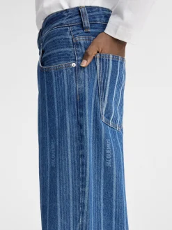 The wide de-Nîmes denim pants