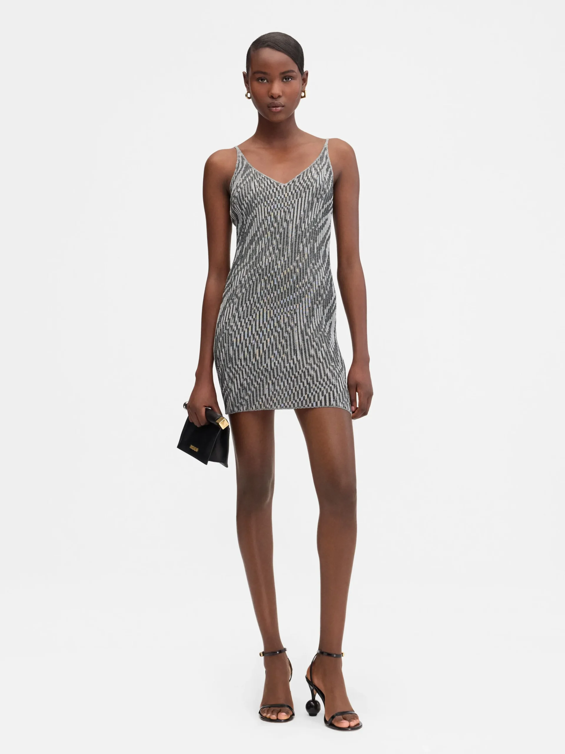 The Zebra mini knit dress