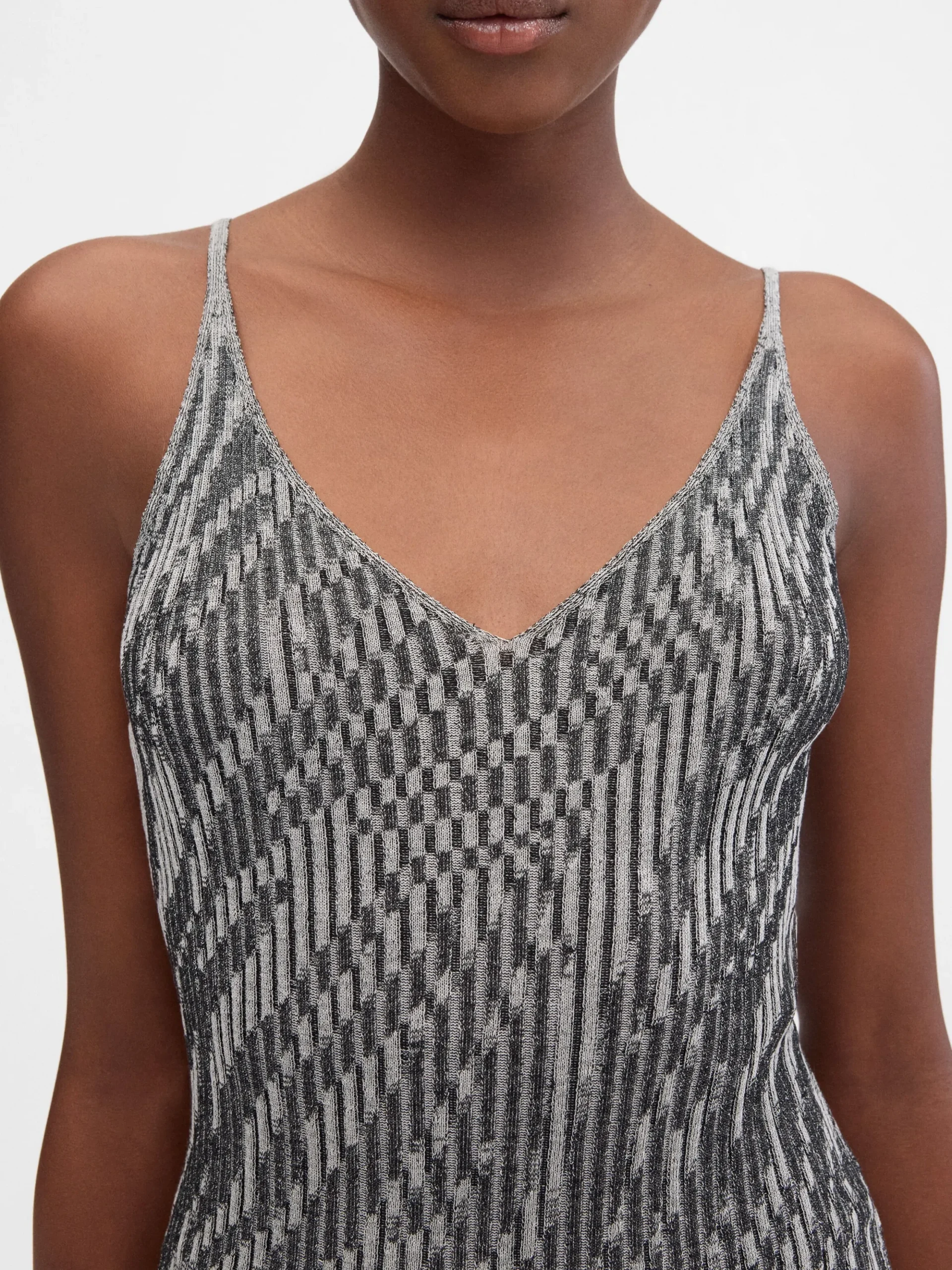 The Zebra mini knit dress