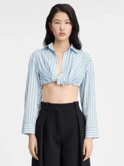 The Bahia cropped shirt