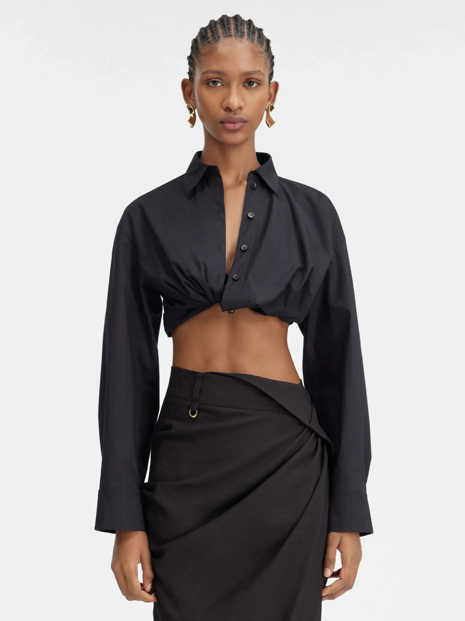 The Bahia cropped shirt