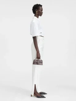 The Bari cropped shirt