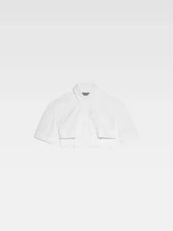 The Bari cropped shirt