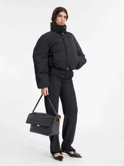 The Caraco cropped puffer jacket