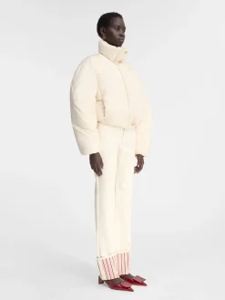 The Caraco cropped puffer jacket