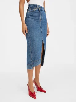 The de-Nîmes denim skirt