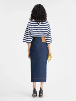 The de-Nîmes denim skirt