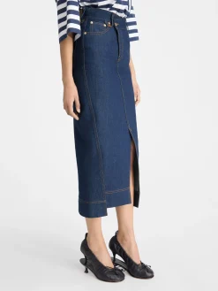 The de-Nîmes denim skirt