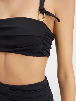 The Drapeado bikini top