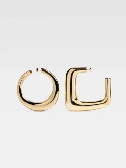 The Ovalo large hoops earrings