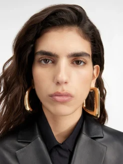 The Ovalo large hoops earrings