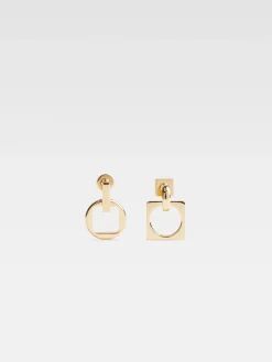 The Rond Carré dangle earrings
