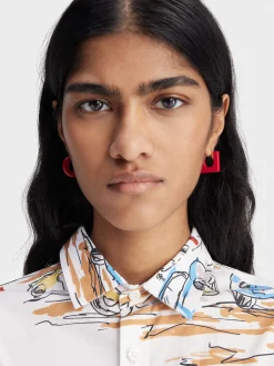 The Rond Carré earrings