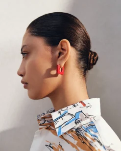 The Rond Carré earrings