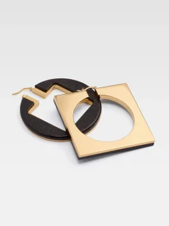 The Rond Carré hoops earrings