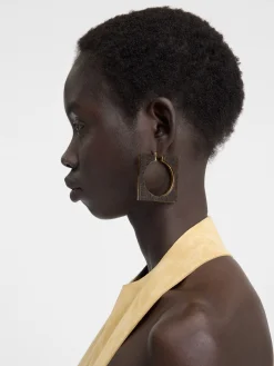 The Rond Carré hoops earrings