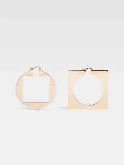 The Rond Carré hoops earrings
