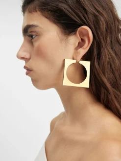 The Rond Carré hoops earrings