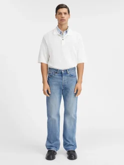 The straight de-Nîmes denim pants