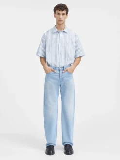 The straight de-Nîmes denim pants