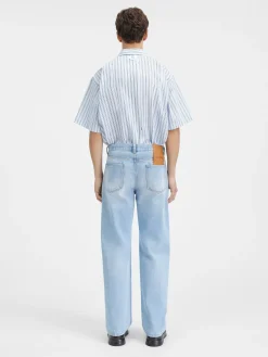 The straight de-Nîmes denim pants