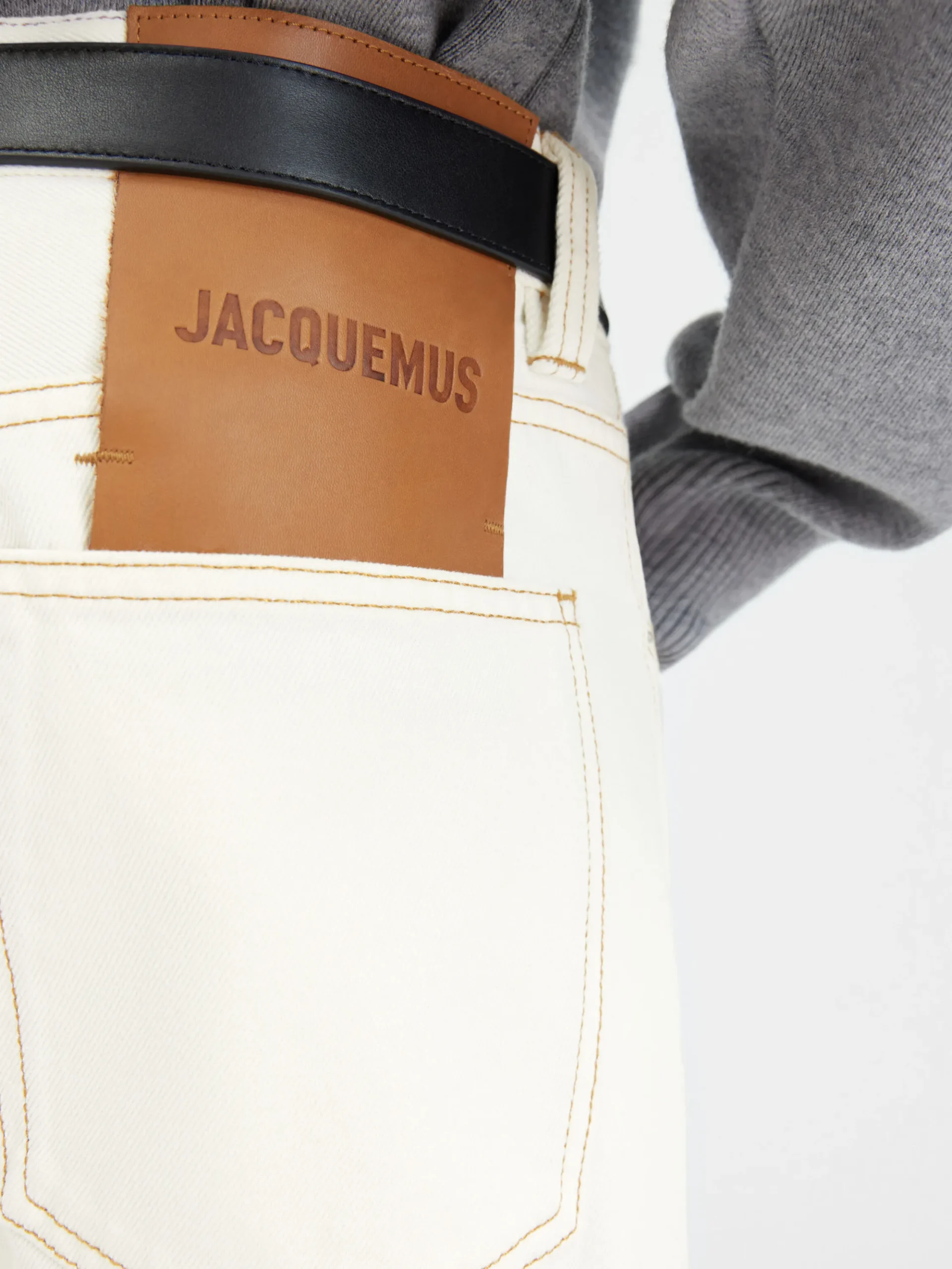 The straight de-Nîmes denim pants