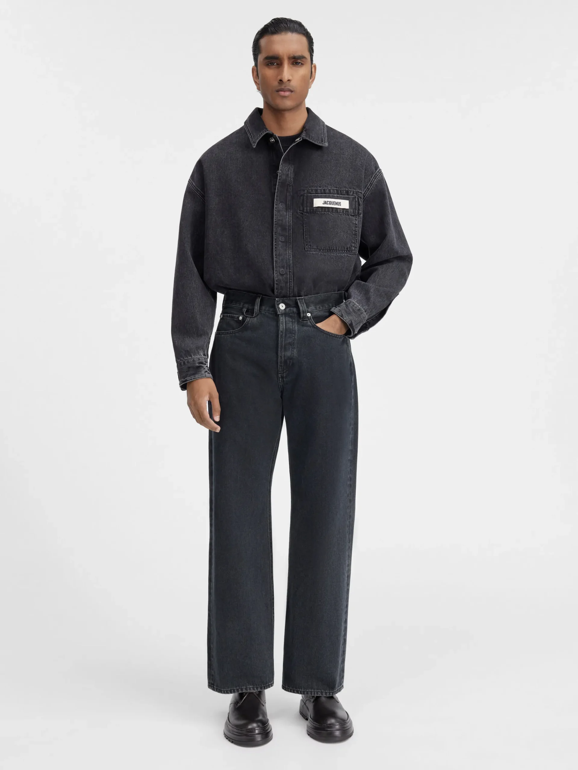 The straight de-Nîmes denim pants