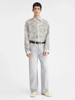 The straight de-Nîmes denim pants